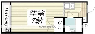 メゾン・ド・六甲パートⅤ【3階】の間取り
