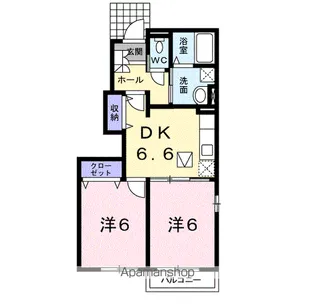 シティパル【1階】の間取り