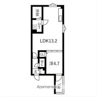 MS藤江【3階】の間取り