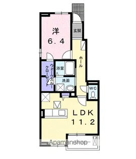 テラビスタⅡ【1階】の間取り