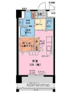 グランドアーク神宮東【802号室】の間取り