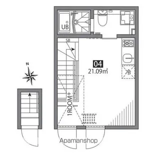 東新宿ハウス【2階】の間取り