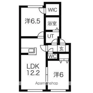 コリーヌメゾン【2階】の間取り