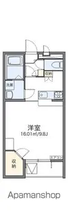 レオパレス我孫子【3階】の間取り