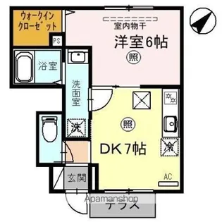 ブルーデイジー【1階】の間取り