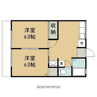 メイプル【2階】の間取り