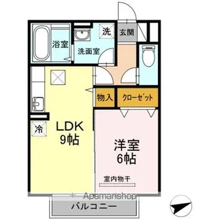 ステラ A棟【1階】の間取り