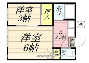 南ハウス【101号室】の間取り