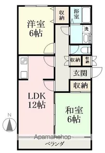 AKANEマンション【101A号室】の間取り