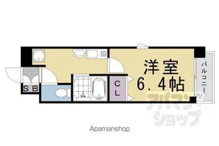 グランドパレス御池衣棚【402号室】の間取り