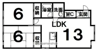 K&K911【C号室】の間取り
