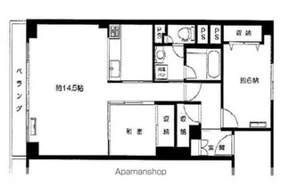 ローヤルマンション新宿【7F号室】の間取り