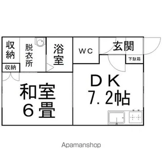 コーポ佐藤【7号室】の間取り