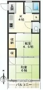 コープアカハマ【2階】の間取り