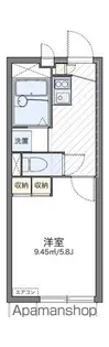 レオパレスあさひが丘【101号室】の間取り