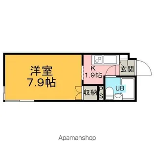 グランメール北6条【306号室】の間取り