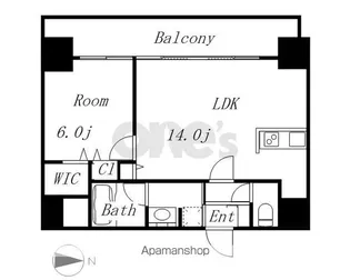 ファーストレジデンス栄【15階】の間取り