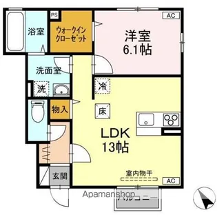 メゾン・アリエッタ【1階】の間取り