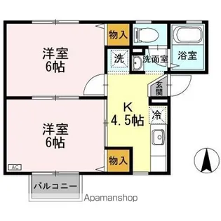 プレジール・エヌ【2階】の間取り