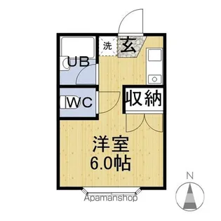 コロネットハウス松本【206号室】の間取り