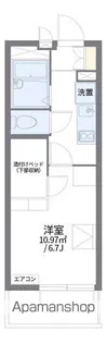 レオパレス椎の実4【2階】の間取り
