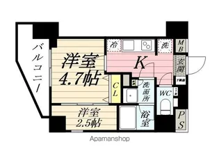 ラグゼナ横浜鶴見Ⅱ【5階】の間取り
