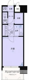 エステート・モア天神STUDIO【9階】の間取り