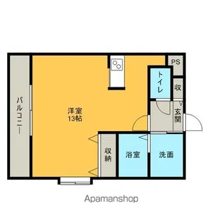 グレーシア城西【1階】の間取り