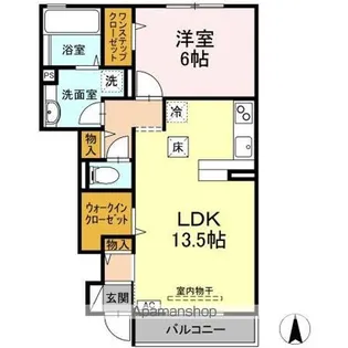 サンフラワーY【1階】の間取り