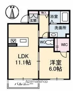 サウンド・ハムレット【2階】の間取り