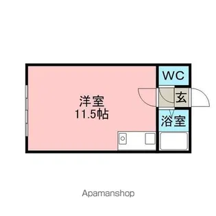 T.Kマンション【1階】の間取り