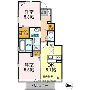 セントエミリオン【1階】の間取り