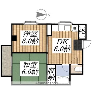 東京都昭島市宮沢町2丁目【マンション】の間取り