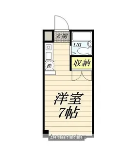 レインボーハイツ【1階】の間取り