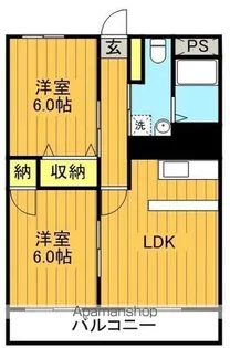 福島県郡山市菜根3丁目【マンション】の間取り