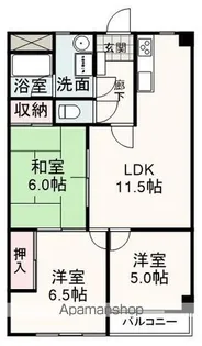 レジデンス両替町【1階】の間取り