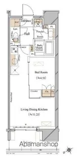 ブランシエスタ浅草蔵前【9階】の間取り