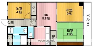 パラツィーナセシリア豊中【3階】の間取り