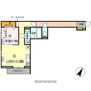 デュランタ【2階】の間取り