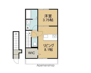 ELF妻鳥【206号室】の間取り