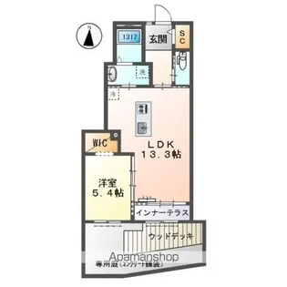 愛知県春日井市松本町2丁目【アパート】の間取り