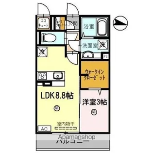 ル・フチュール【2階】の間取り