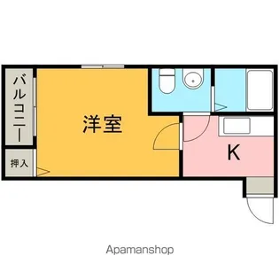 フリージア【1階】の間取り