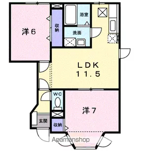エクセルコートⅡ【1階】の間取り
