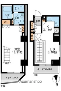 レジデンス白金コローレ【1階】の間取り