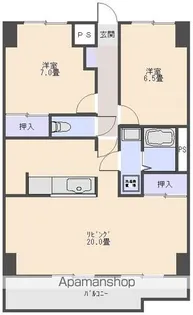 ヴィラアイレックス【205号室】の間取り