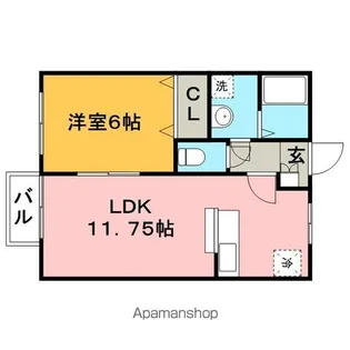 ハレアカラ C棟【2階】の間取り