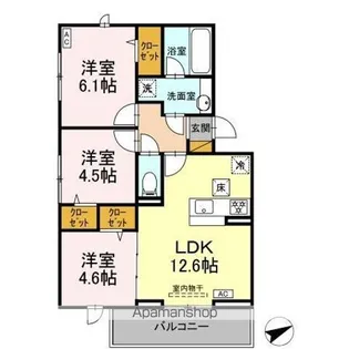 MAISON CLOCHETTE【1階】の間取り