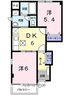 リビエラ Α【1階】の間取り