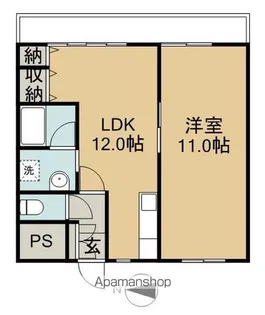 パークマンションアイワ【2階】の間取り